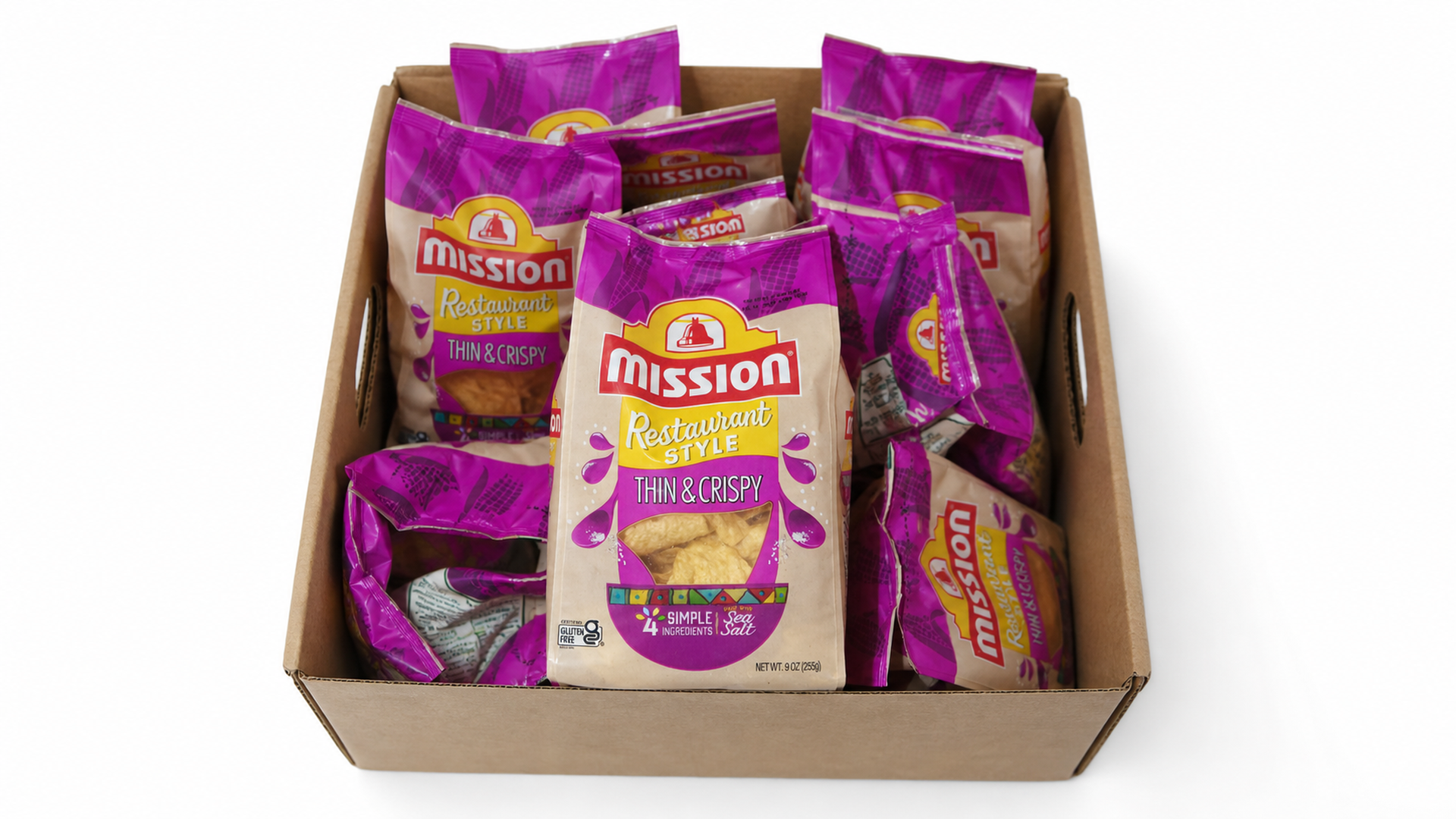 Auction 1956 lot 3253 7 9 oz Bags of Mission Tortilla Chips 13 7 o