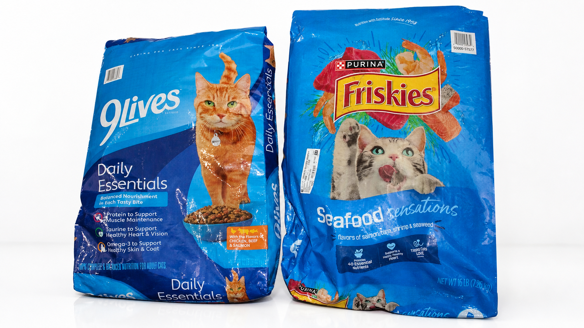 Auction 1956 lot 3267 12 lbs 9Lives Cat Food 16 lbs Friskies Cat F
