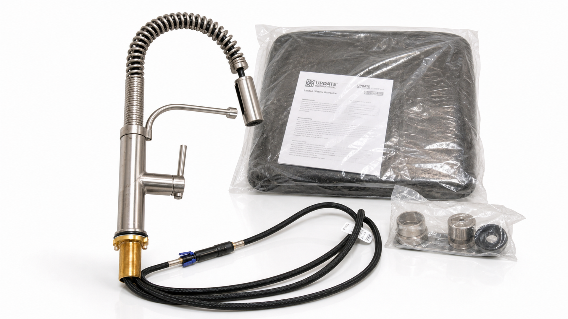 Auction 1956 lot 4116 2 Bath Overflow Trim Kits 1 Pull Down Faucet More