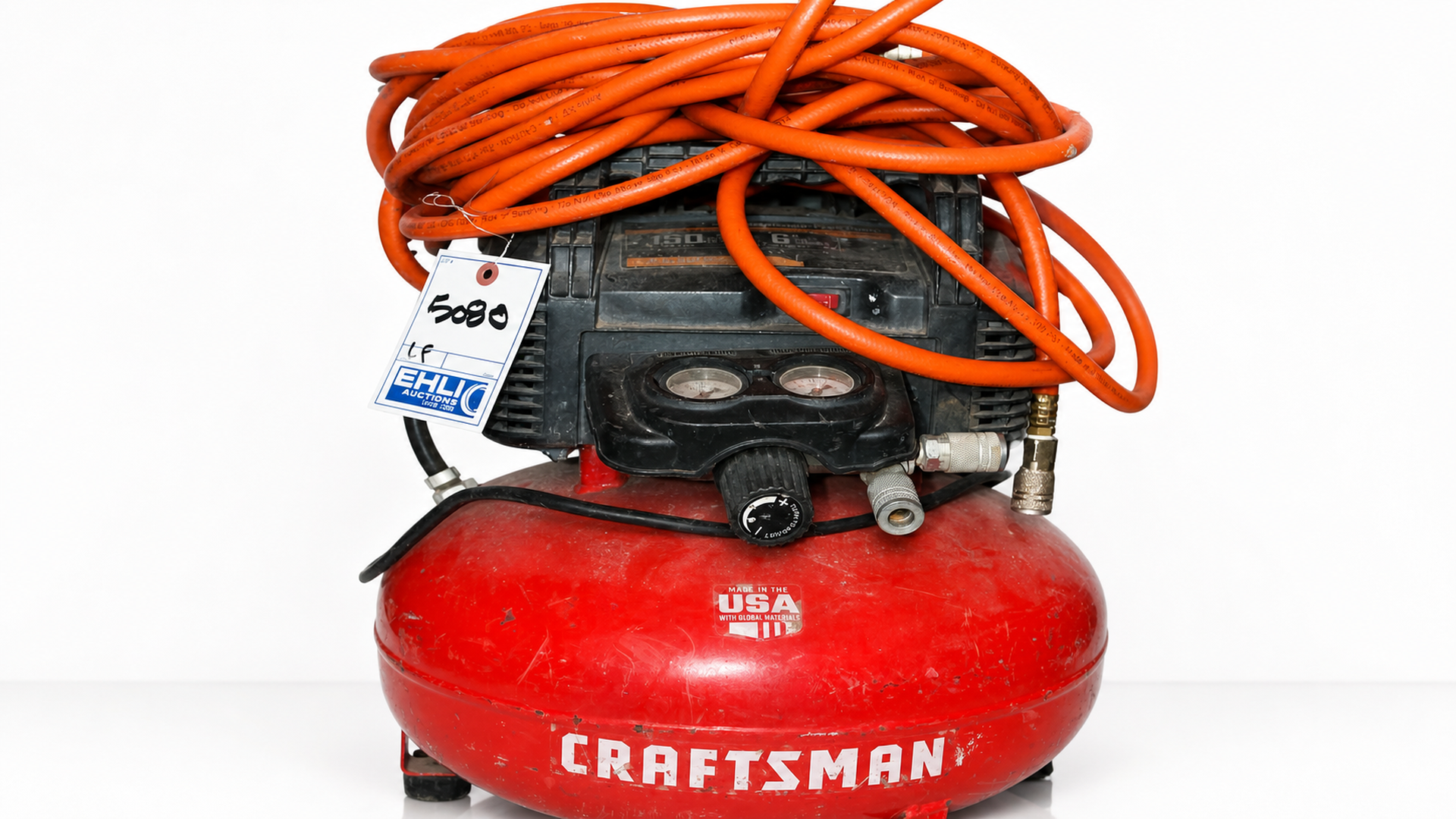 Auction 1927 lot 5080 Craftsman Air Compressor 6 gal