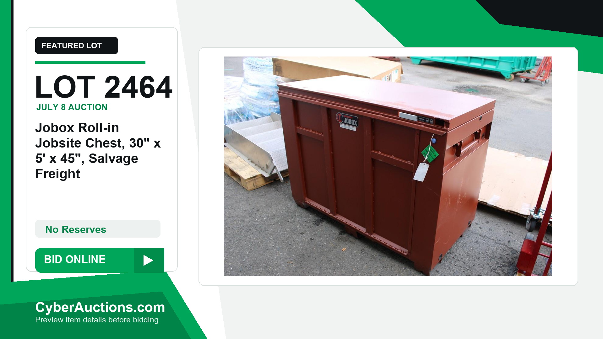 Lot 2464 more ad