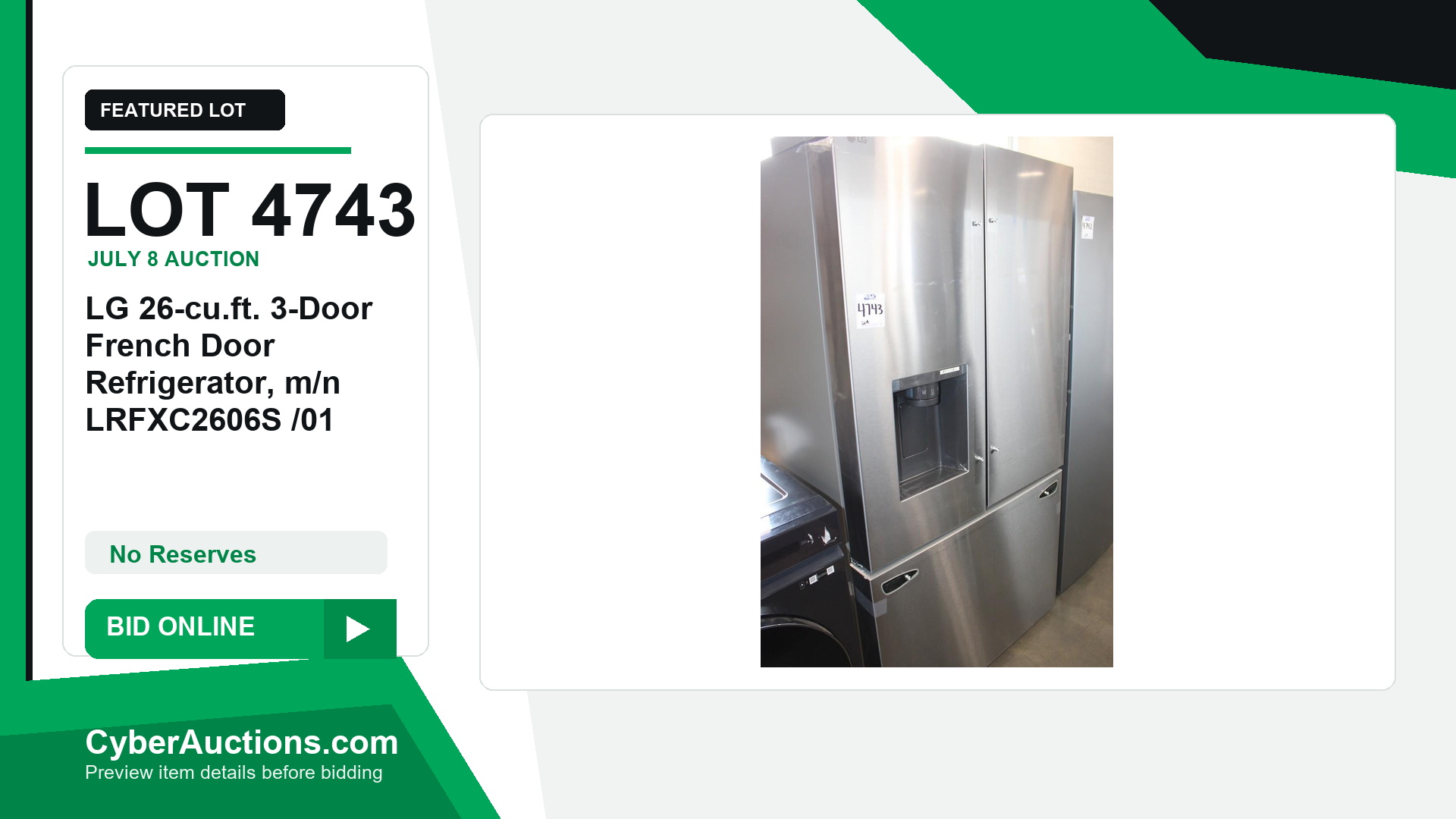 Lot 4743 nice ad
