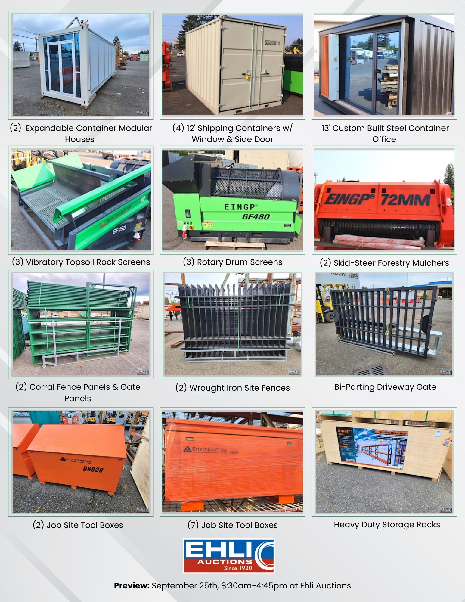 September End Auction