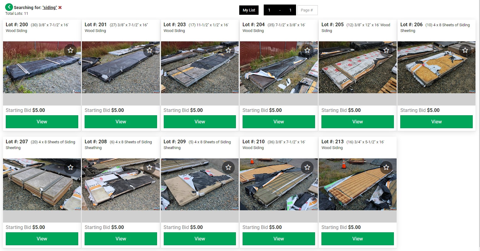 Siding
