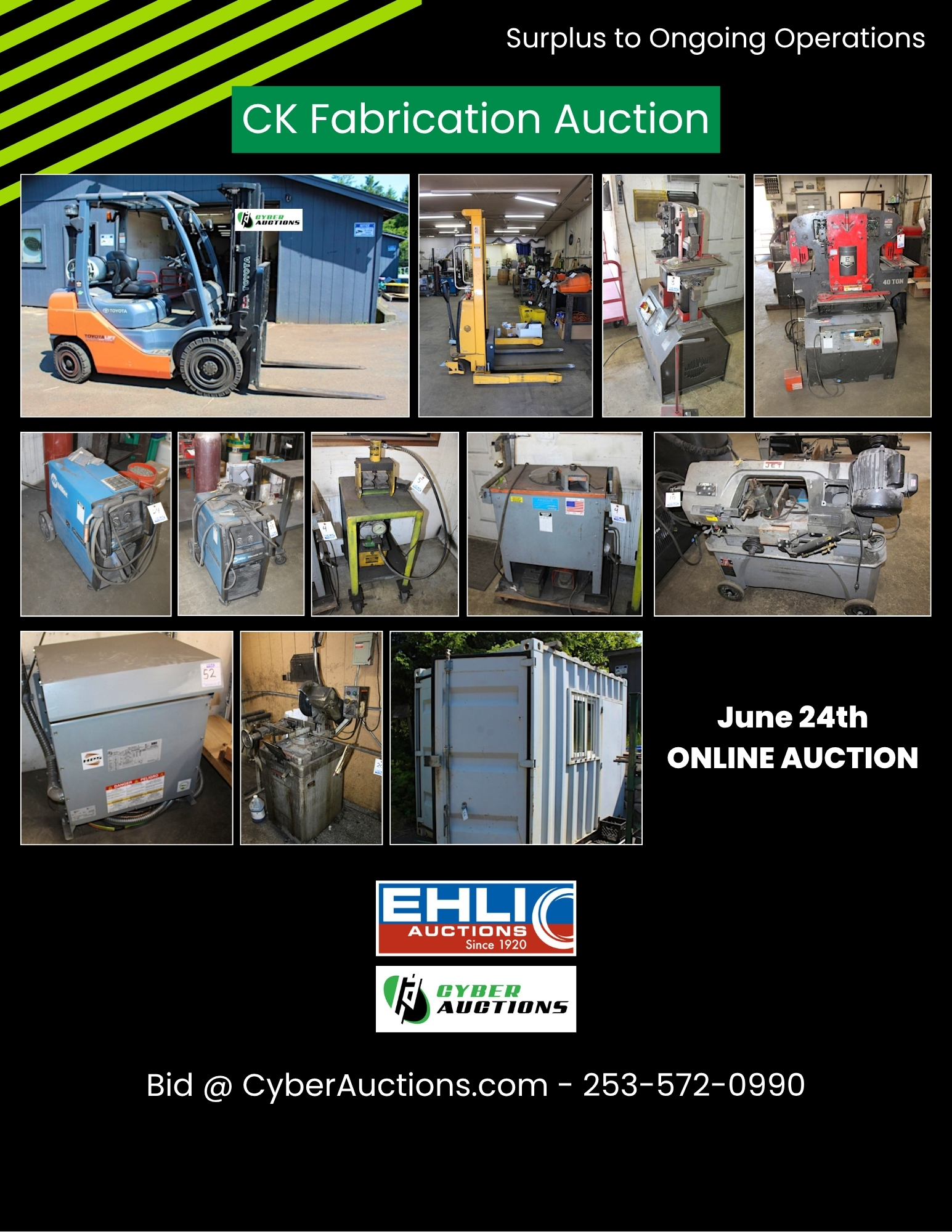CK Fabrication Auction